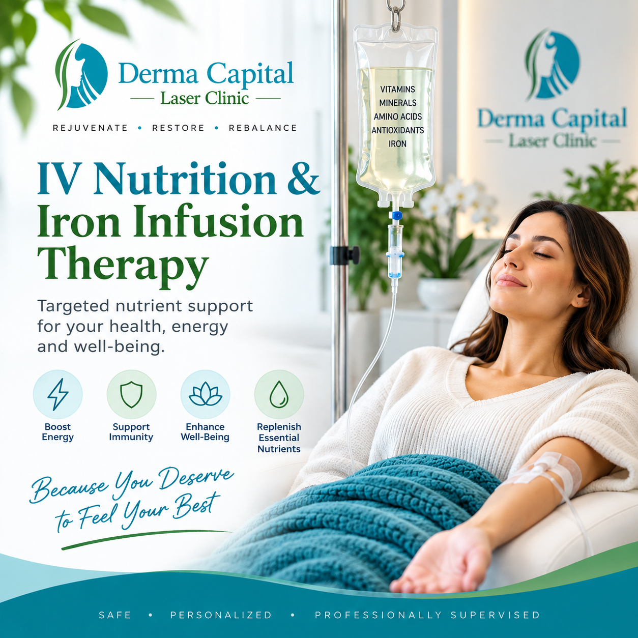 IV Nutrition and Iron Infusion Therapy in Brampton