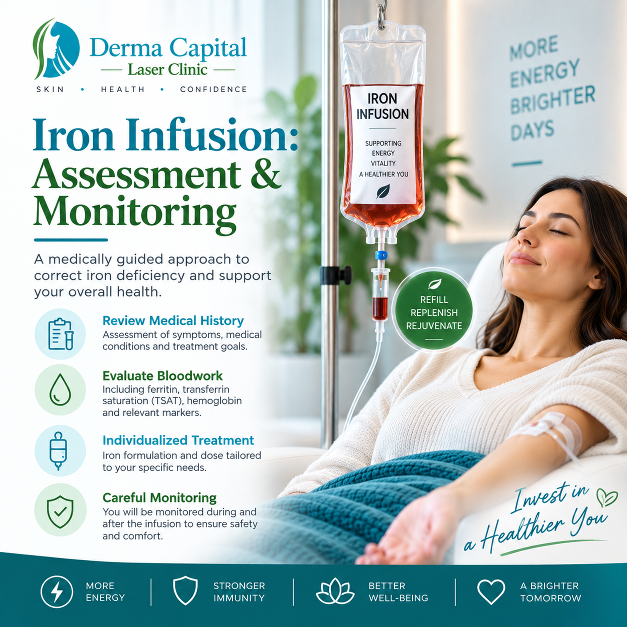 Iron infusion therapy in Brampton